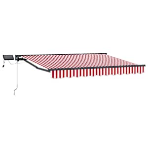 Manuální rám markýzy s LED Červená, Bílá, Antracitová 2,5 x 2 m - obrázek 2