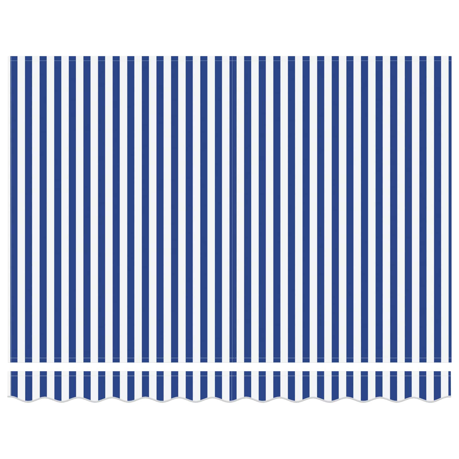 Handmatige Luifelhouder met LED's Blauw en Wit 3,5 x 2,5 m image 6