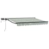 vidaXL Manuaalne varikatus LED-idega 3,5 x 2,5 m Pol&uuml;ester PU-kattega