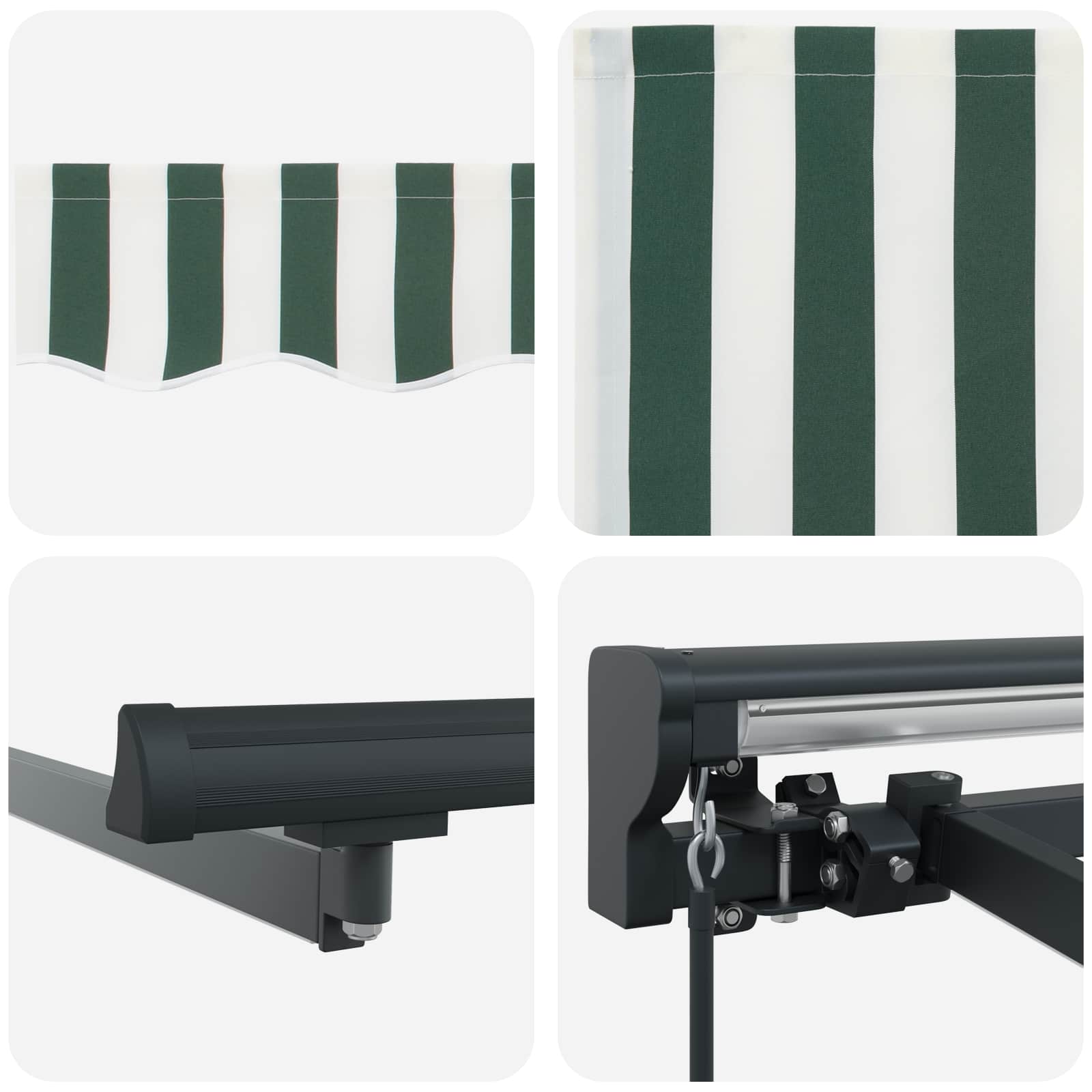 Handmatige Luifelhouder met LED's 4 × 3,5 m image 7