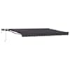 vidaXL Manuaalne varikatus LED-idega Antratsiit 4,5 &times; 3,5 m