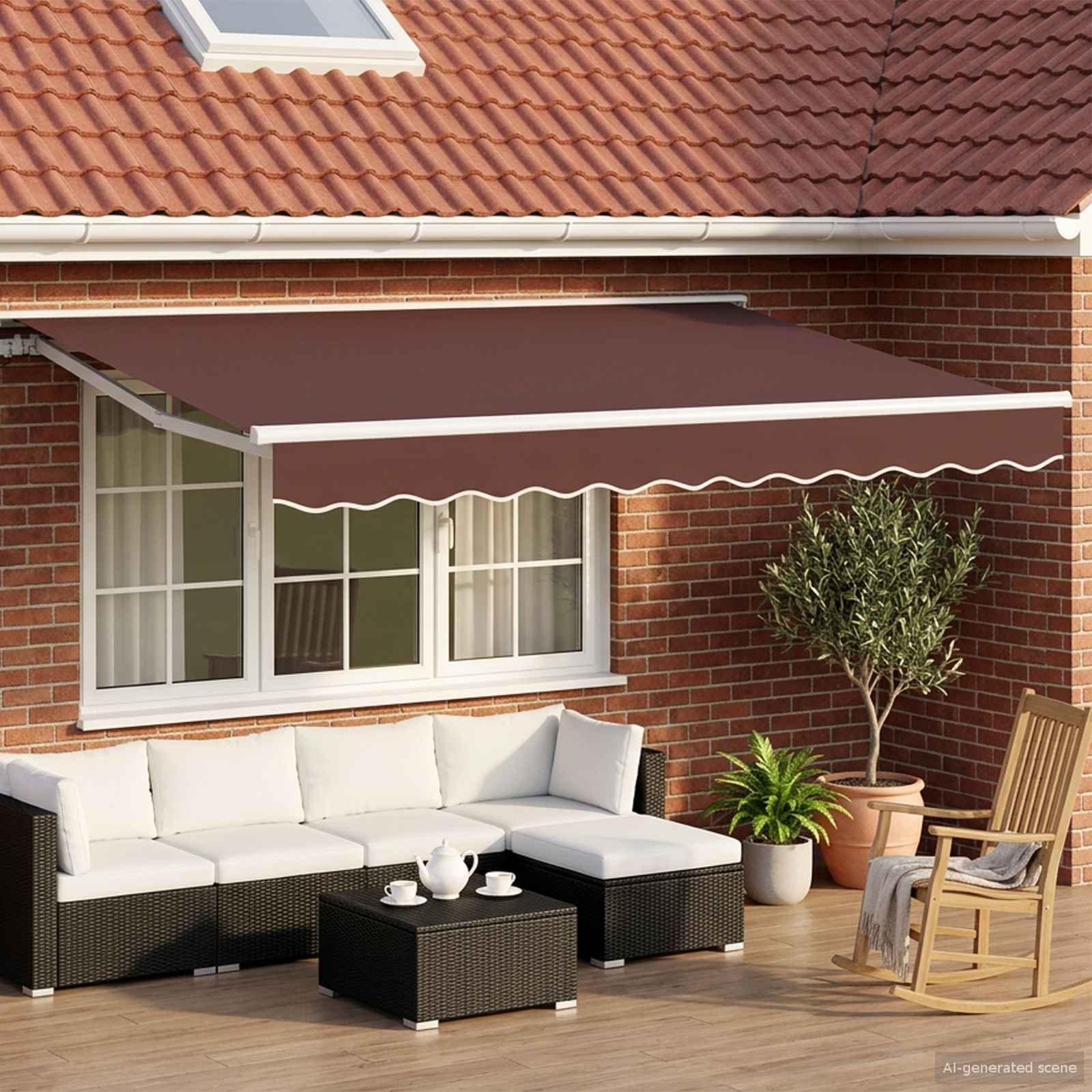 vidaXL Cort electric retractabil Maro 3 x 2,5 m
