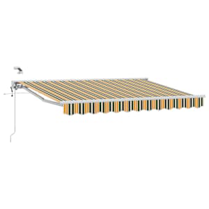 vidaXL Elektriline L&uuml;kandvarikatus Roheline, Kollane, Valge 3 x 2,5 m