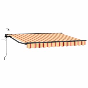 Elektrická Retrakční markýza 3,5 x 2 m Polyester s PU povlakem - obrázek 2