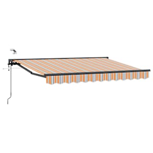Elektrická Retrakční markýza 3 x 2,5 m Polyester s PU povlakem - obrázek 2