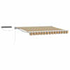 vidaXL Elektriline L&uuml;kandvarikatus Roheline, Kollane, Valge 3 x 2,5 m