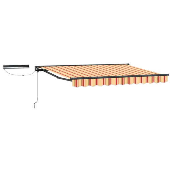 vidaXL Elektriline L&uuml;kandvarikatus 2,5 x 2 m Pol&uuml;ester PU-kattega