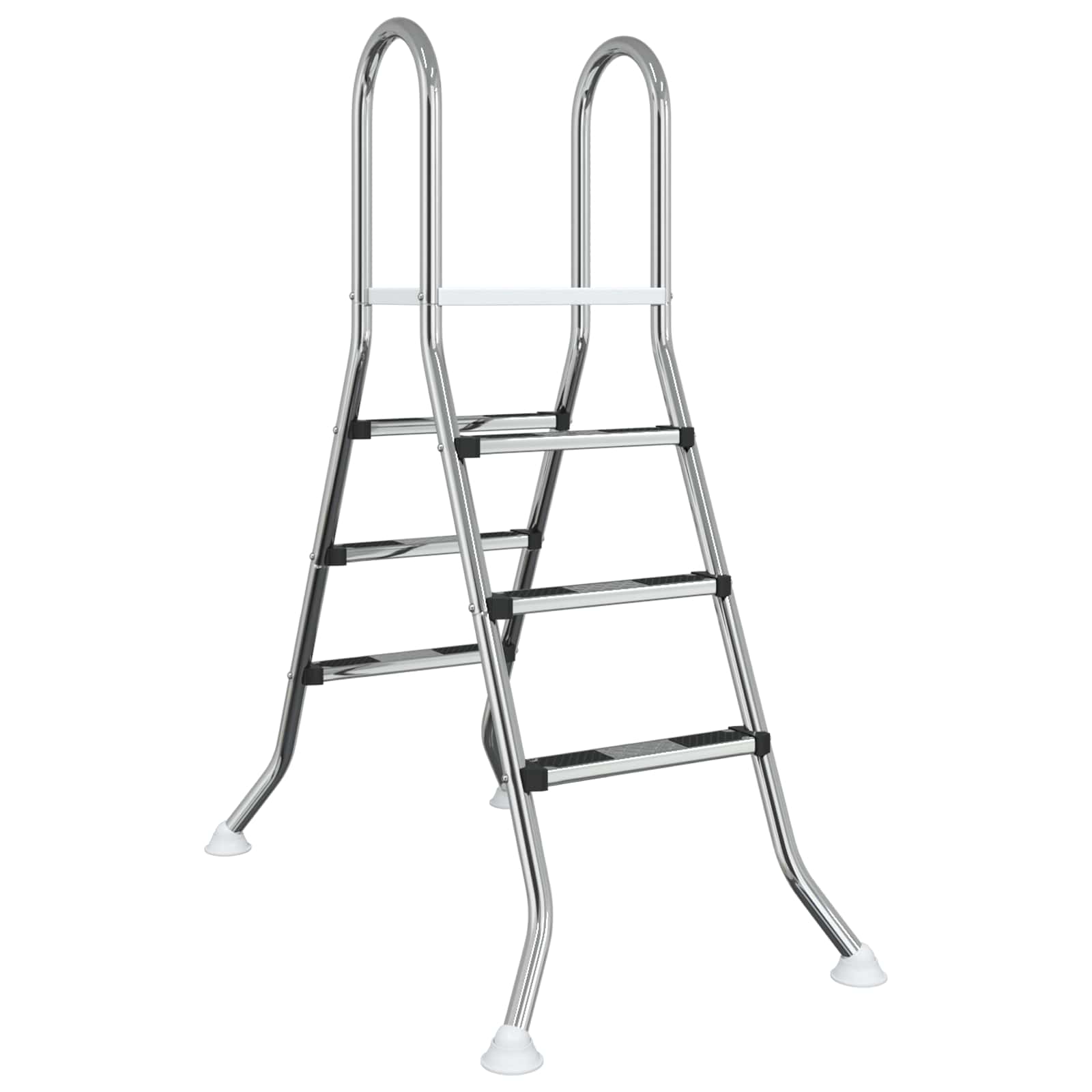 Стълба за надземен басейн 100 cm 3-Step Неръждаема стомана 304 — изображение 2