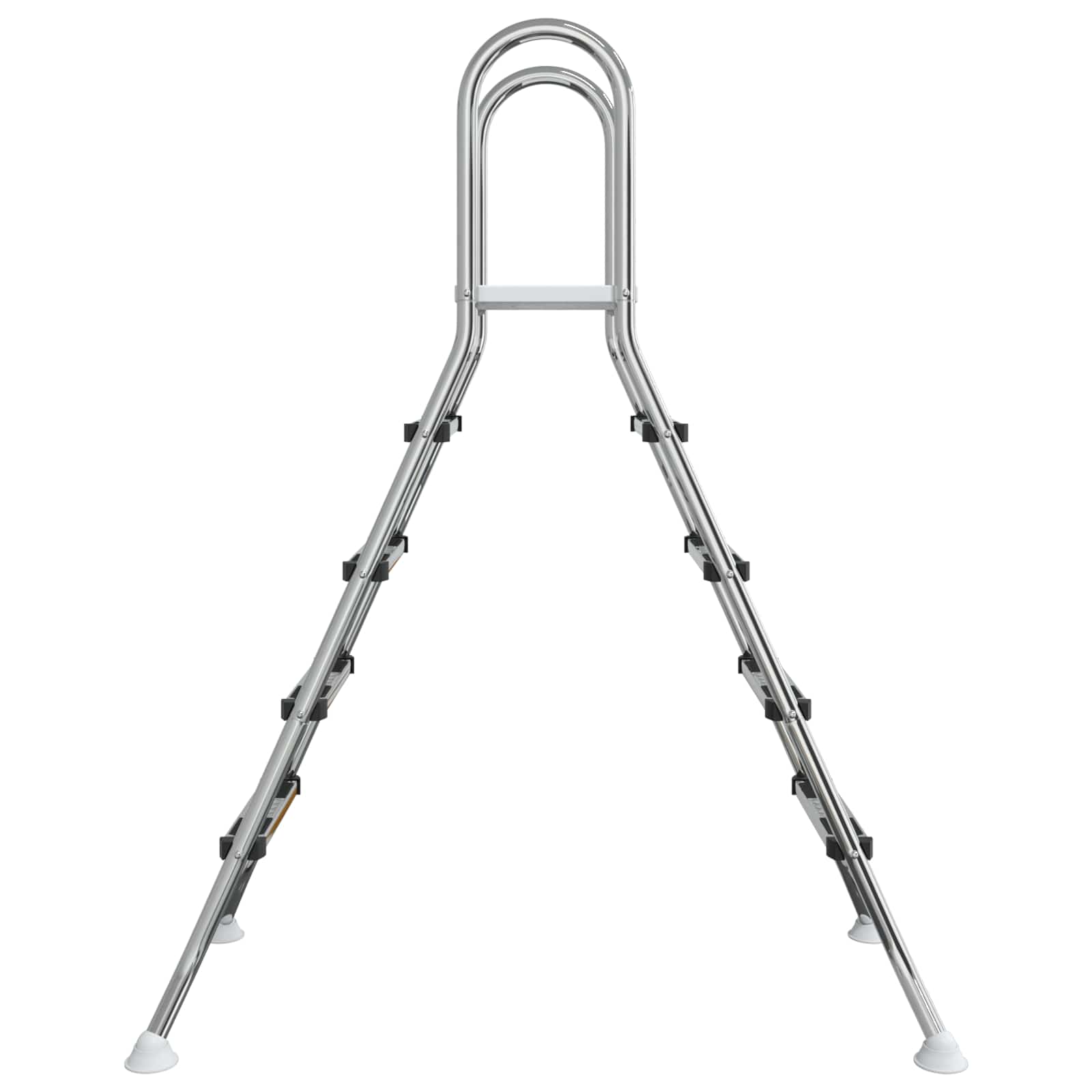 Ladder voor bovengronds zwembad 195 x 150 cm 4-traps image 4