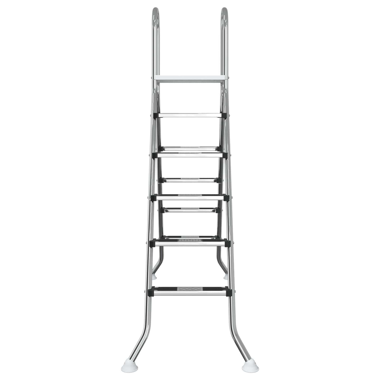 Ladder voor bovengronds zwembad 224 x 175 cm 5-traps image 3