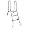 vidaXL Osaliselt maasisese basseini redel 172 x 106 cm 3-astmeline