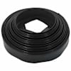 vidaXL Murukatted Must 5000 x 4 x 5 cm Plastmass