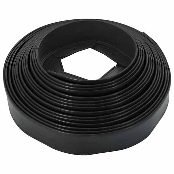 vidaXL Murukatted Must 5000 x 4 x 5 cm Plastmass