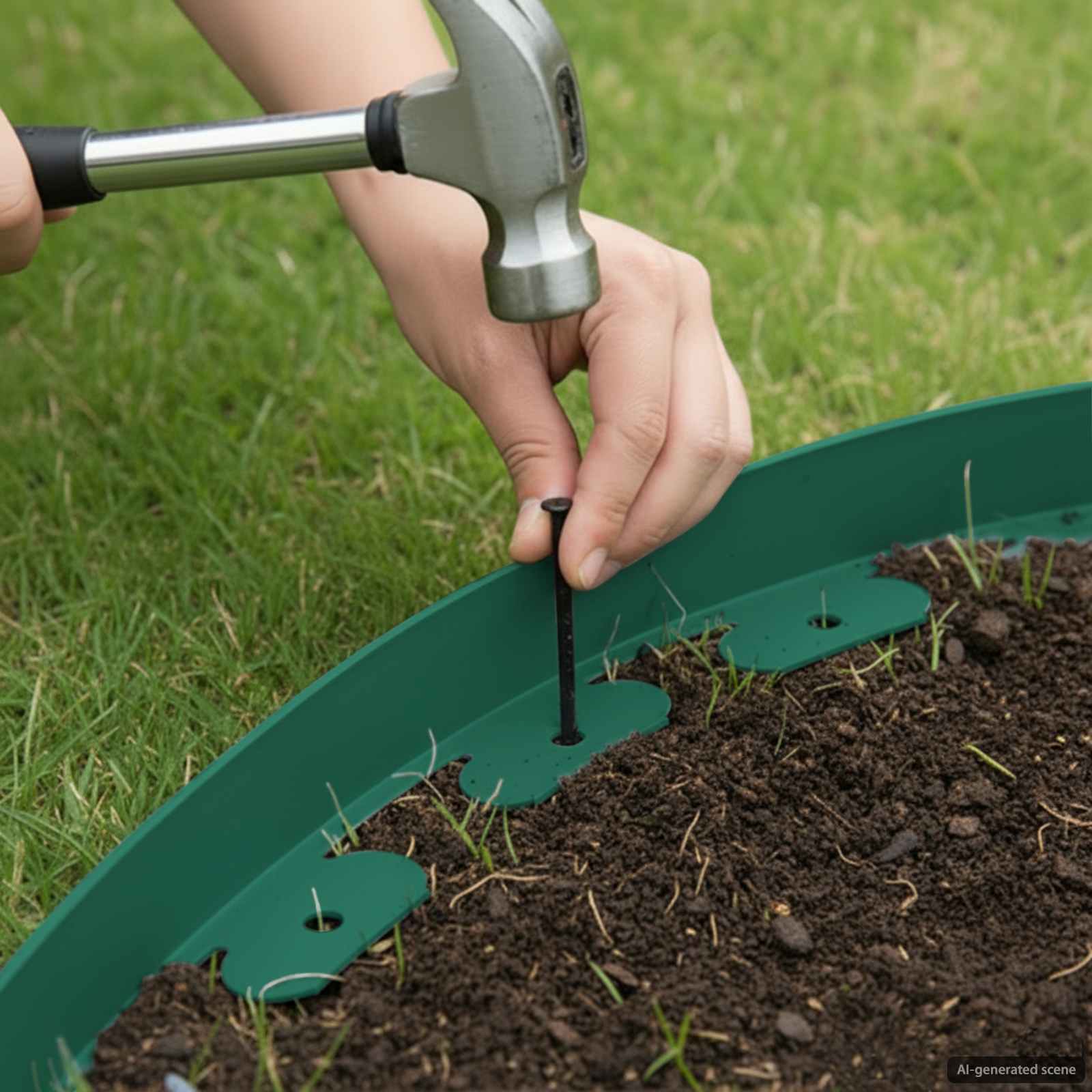 Gazonranden Groen 4000 x 4 x 5 cm Kunststof image 9