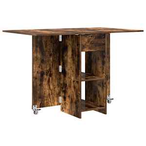 vidaXL S&ouml;&ouml;gilaud 115 x 70 x 75 cm Tehispuit Suitsutatud tamm Ristk&uuml;lik