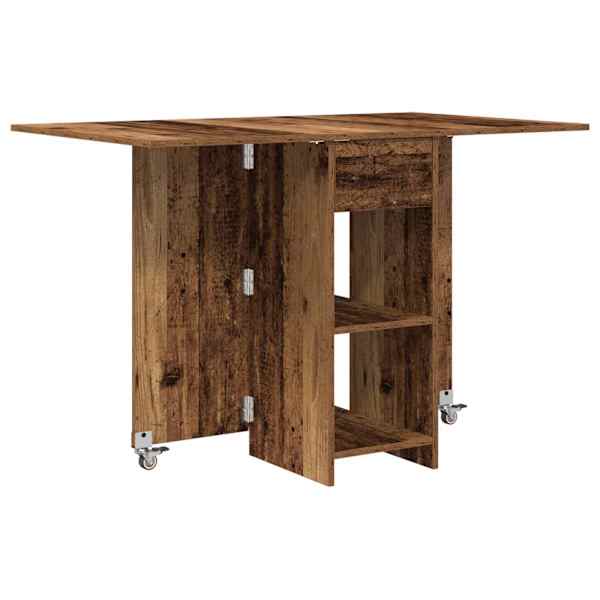 vidaXL S&ouml;&ouml;gilaud 115 x 70 x 75 cm Tehispuit Vana puit Ristk&uuml;lik