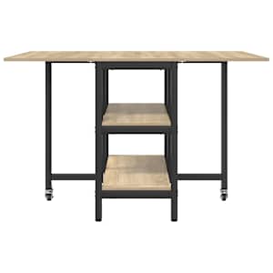 Jídelní stůl 122 x 80 x 76,5 cm Kompozitní dřevo Dub sonoma - obrázek 5