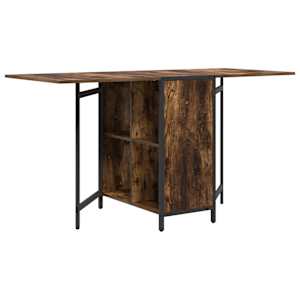 vidaXL S&ouml;&ouml;gilaud 144 x 60 x 75 cm Tehispuit Suitsutatud tamm Ristk&uuml;lik