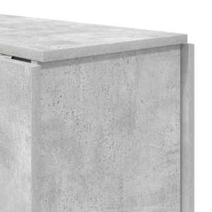 Jídelní stůl 138 x 70 x 73,5 cm Kompozitní dřevo Betonově šedá - obrázek 8