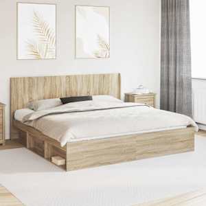 Vzglavje Sonoma hrast Inženirski les