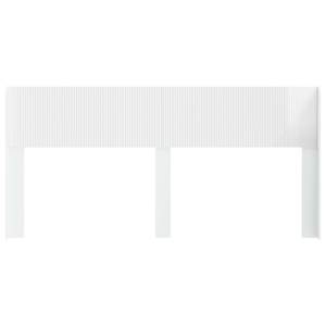 Čelo postele Bílá s vysokým leskem PB - obrázek 4