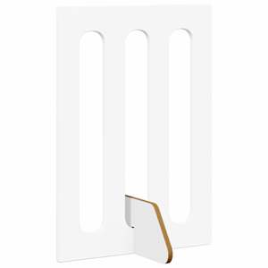 Skládací plot pro domácí mazlíčky 4 pcs Bílý 201 x 38 x 70 cm - obrázek 4