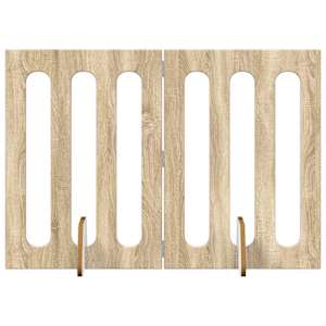 vidaXL Volditav lemmikloomade aed 2 tk Sonoma tamm 100,5 x 38 x 70 cm