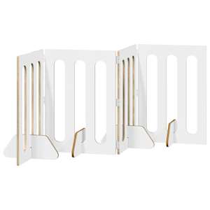 Skládací plot pro domácí mazlíčky 4 pcs Sonoma dub - obrázek 5
