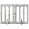 vidaXL Volditav lemmikloomade aed 2 tk Betoonhall 100,5 x 38 x 70 cm