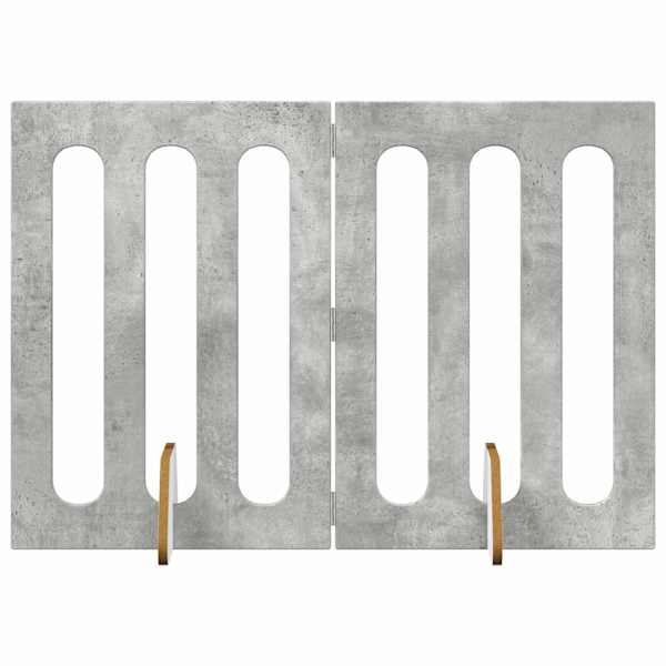 vidaXL Volditav lemmikloomade aed 2 tk Betoonhall 100,5 x 38 x 70 cm