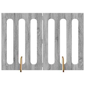 vidaXL Volditav lemmikloomade aed 2 tk Hall Sonoma 100,5 x 38 x 70 cm