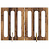 vidaXL Volditav lemmikloomade aed 2 tk Tammepuit 100,5 x 38 x 70 cm