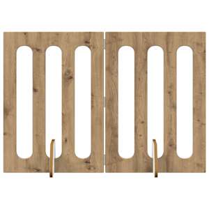 vidaXL Volditav lemmikloomade aed 2 tk Artisan tamm 100,5 x 38 x 70 cm