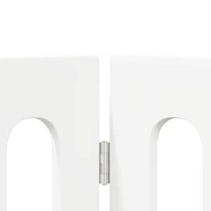 Skládací plot pro domácí mazlíčky 2 pcs Bílý 100,5 x 38 x 90 cm - obrázek 5