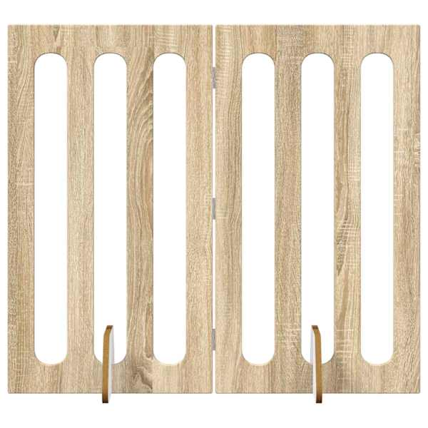 vidaXL Volditav lemmikloomade aed 2 tk Sonoma tamm 100,5 x 38 x 90 cm