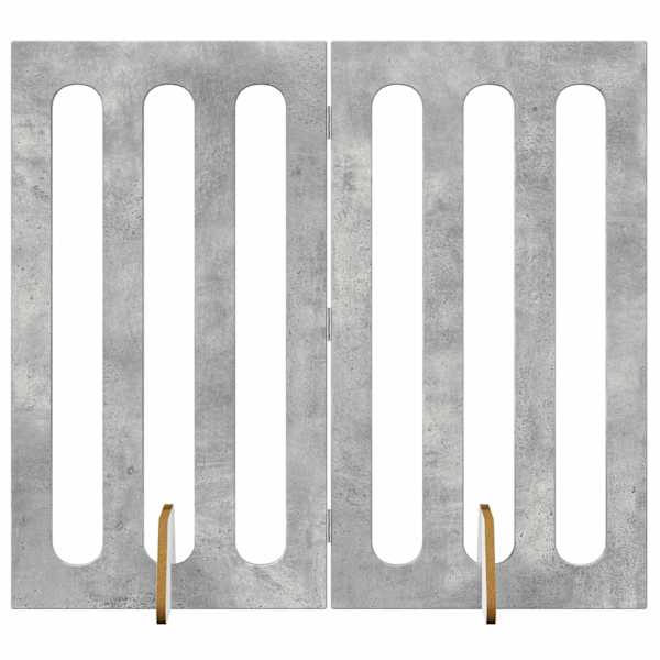 vidaXL Volditav lemmikloomade aed 2 tk Betoonhall 100,5 x 38 x 90 cm
