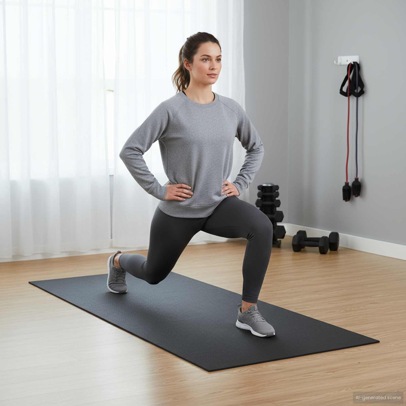 Thumbnail - vidaXL Sport Schutzmatte Schwarz 180 x 75 x 0,6 cm Hochdichtes PVC