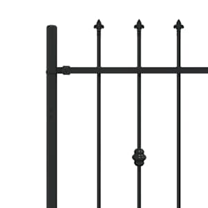 Spike plot Černá 200 x 130 cm Práškově lakovaná ocel - obrázek 5