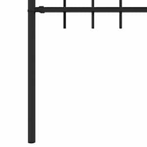 Spike plot Černá 200 x 130 cm Práškově lakovaná ocel - obrázek 6