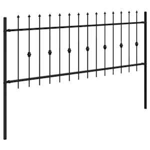 Spike plot Černá 200 x 130 cm Práškově lakovaná ocel - obrázek 4