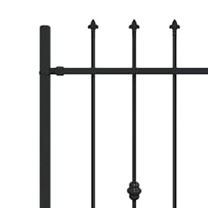Spike plot Černá 200 x 150 cm Práškově lakovaná ocel - obrázek 5