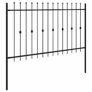 Spike plot Černá 200 x 130 cm Práškově lakovaná ocel - obrázek 4