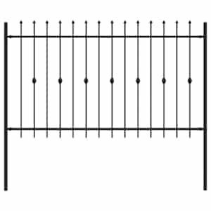 Spike plot Černá 200 x 130 cm Práškově lakovaná ocel - obrázek 2