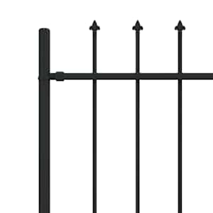 Spike plot Černá 200 x 200 cm Práškově lakovaná ocel - obrázek 5