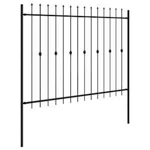 Spike plot Černá 200 x 200 cm Práškově lakovaná ocel - obrázek 4
