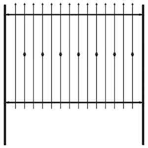 Spike plot Černá 200 x 200 cm Práškově lakovaná ocel - obrázek 2