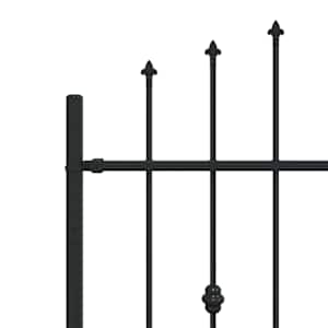 Spike plot Černá 200 x 130 cm Práškově lakovaná ocel - obrázek 5