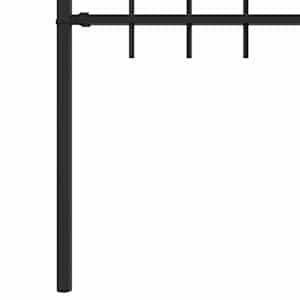 Spike plot Černá 200 x 130 cm Práškově lakovaná ocel - obrázek 6
