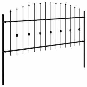 Spike plot Černá 200 x 130 cm Práškově lakovaná ocel - obrázek 4