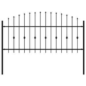 Spike plot Černá 200 x 130 cm Práškově lakovaná ocel - obrázek 2
